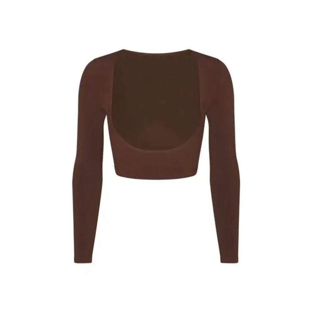 Skims Seamless Sculpt Open Bust Arm Shaper - Cocoa New Without Tags Large